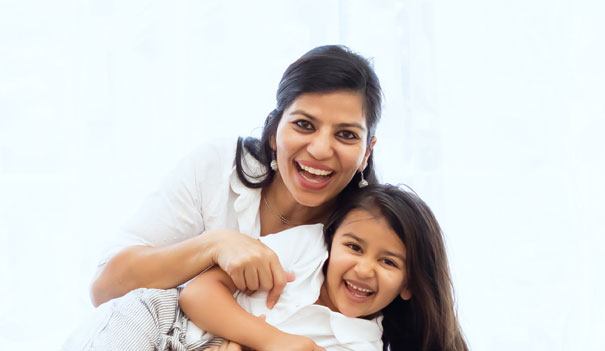 Daughter and mom photo