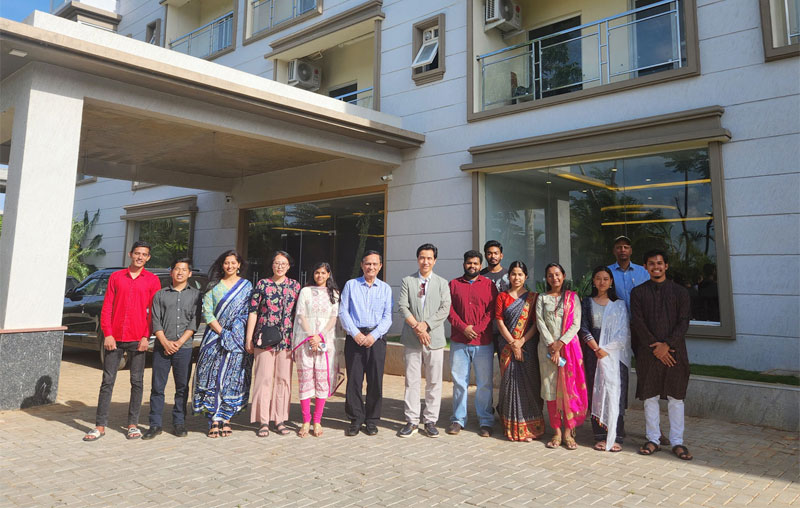 Rev. Dr. Richard Howell and some staff and trainees at Olivet Centre, South Asia on Thursday, August 24, 2023.