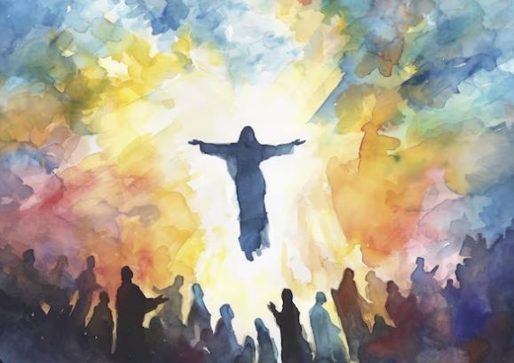 The Ascension of Christ pictorial presentation